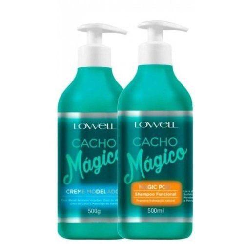 Lowell Kit Cacho Mágico Shampoo 500ml + Creme Modelador 500ml