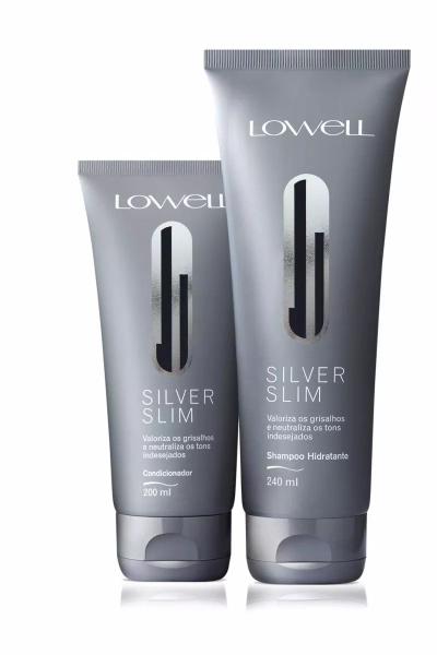 Lowell Kit Silver Slim Shampoo Condicionador 240ml