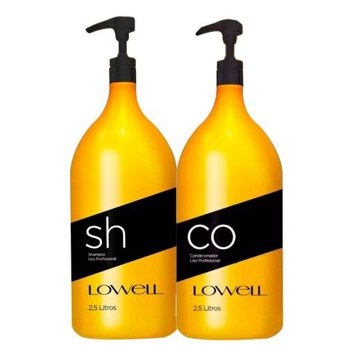 Lowell Kit Lavatório Shampoo 2,5l e Condic 2,5l + Pump Brind