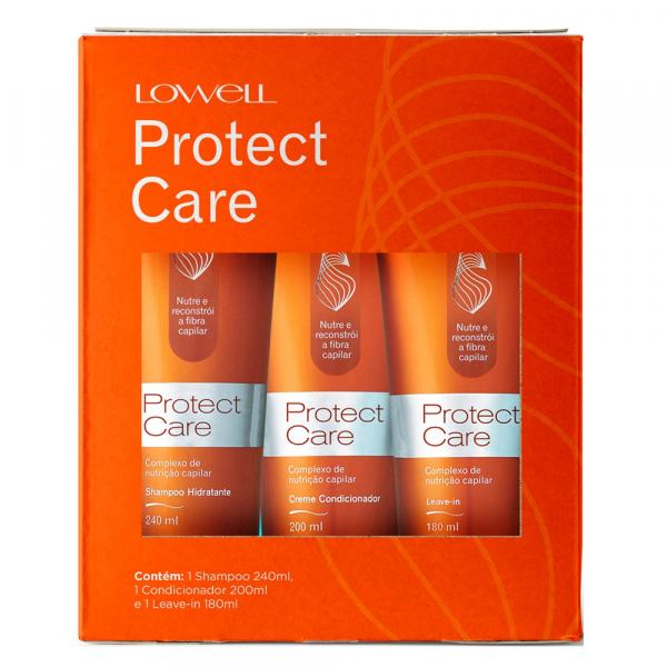 Lowell Protect Care Kit Shampoo + Condicionador + Leave-In