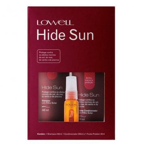 Lowell Shampoo + Condicionador + Fluido Hide Sun