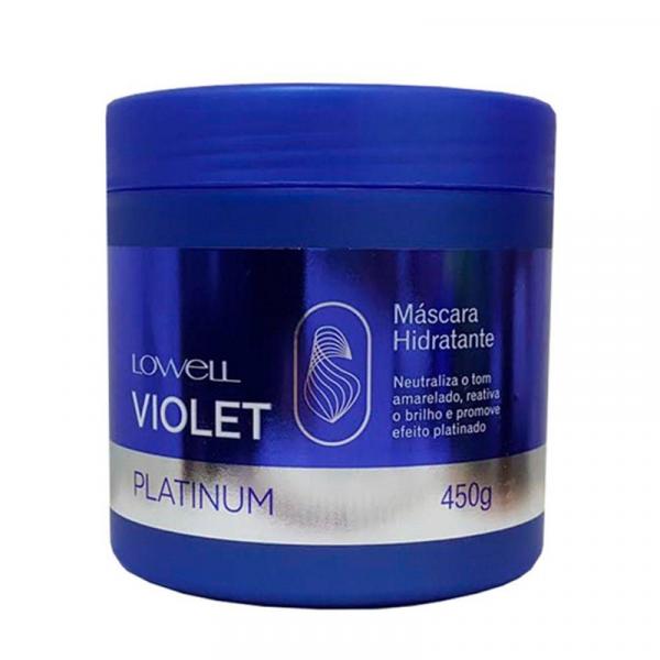 Lowell Violet Platinum Máscara Matizadora Hidratante - 450g