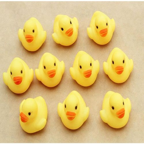 1pc Yellow Duck Floating Banho presentes brinquedos sibilantes bonitos para Toddlers