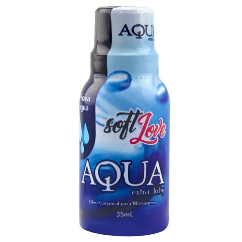 Lubrificante Aqua Extra Luby Siliconado 35Ml Soft Love
