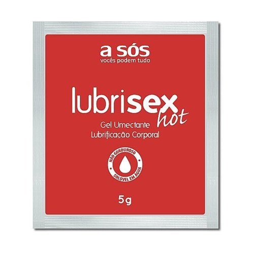 Lubrisex Hot Gel Lubrificante Sachê 5G
