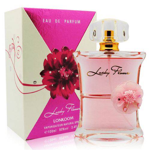 Lucky Flower Eau de Parfum 100ml Lonkoom Perfume Feminino