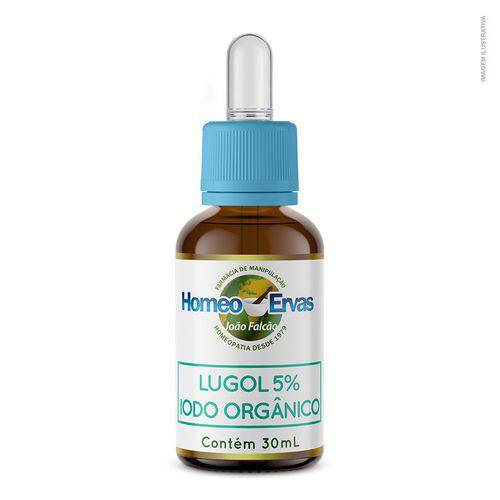Lugol 5% Iodo Inorgânico 30ml