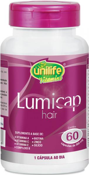 Lumicap Hair Unilife 60 Capsulas 500mg