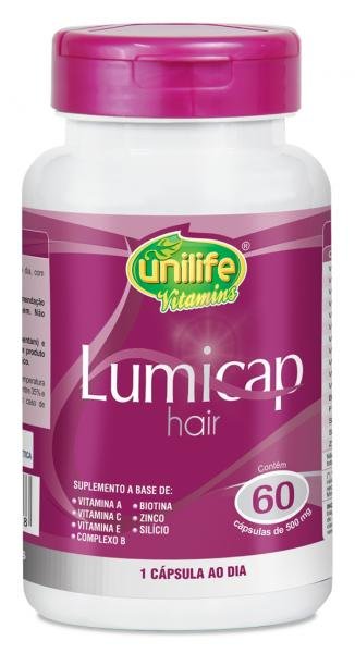 Lumicap Hair Unilife 60 Capsulas 500mg