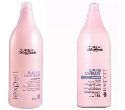 Lumino Contrast Kit Shampoo e Condicionador 1500ml Original - Loreal Paris