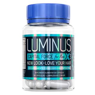 Luminus Men - Suplemento Vitamínico para Cabelos 30 Cáps