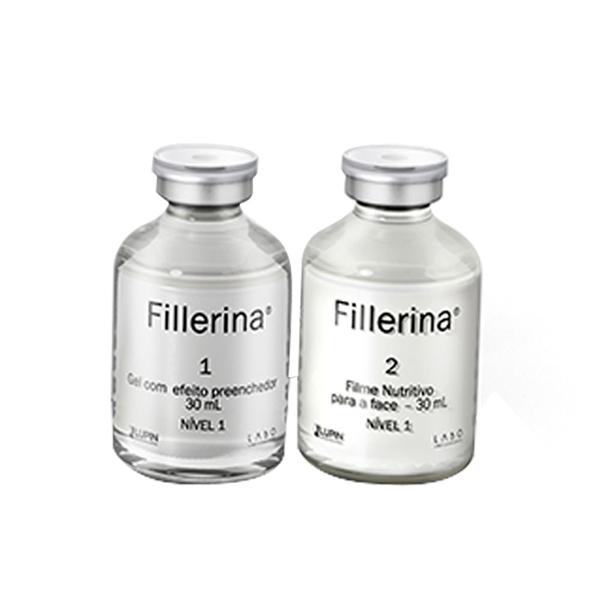 Lupin Fillerina Kit 1 Gel Efeito Preenchedor 30ml + 1 Filme Nutritivo para a Face 30ml Nível 1