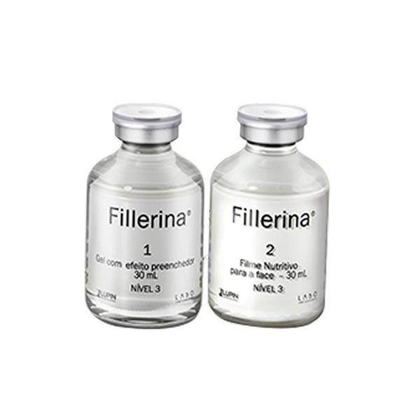 Lupin Fillerina Kit 1 Gel Efeito Preenchedor 30ml + 1 Filme Nutritivo para a Face 30ml Nível 3