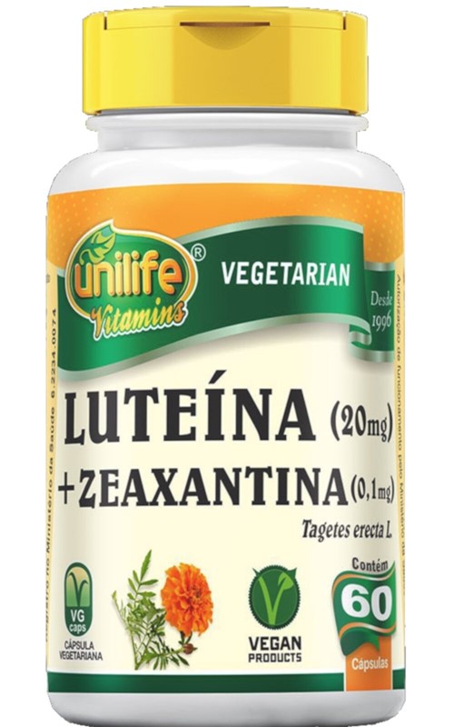 LuteÃ­na + Zeaxantina 60 CÃ¡psulas 400mg - Incolor - Dafiti