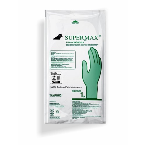 Luva Cirúrgica Estéril | Supermax (6,5)