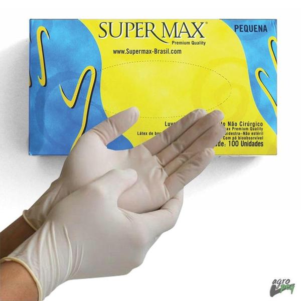 Luva Latex P - Supermax