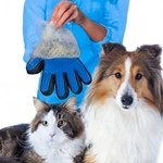 LUVA NANO Magnética Escova e Tira PÊLOS de PETS Cães e Gatos Todas Raças TRUE TOUCH