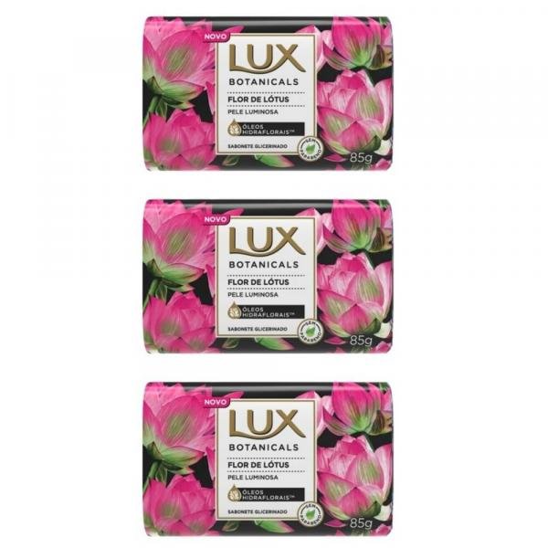 Lux Botanicals Flor de Lotus Sabonete Glicerina 85g (Kit C/03)