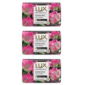 Lux Botanicals Flor de Lotus Sabonete Glicerina 85g - Kit com 03