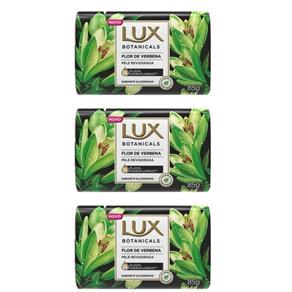Lux Botanicals Flor de Verbena Sabonete Glicerina 85g - Kit com 03