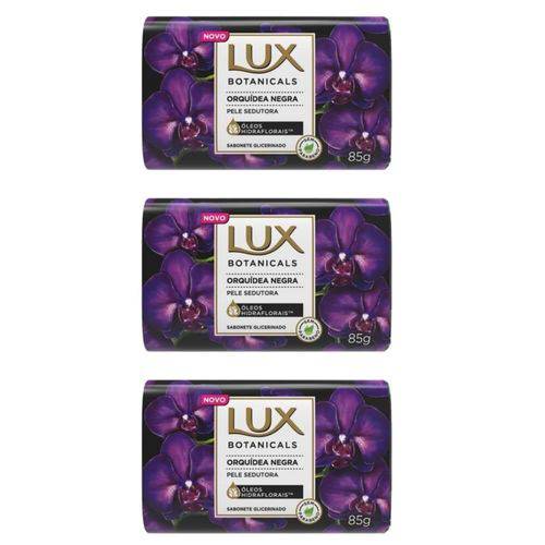 Lux Botanicals Orquídea Negra Sabonete Glicerina 85g (kit C/03)