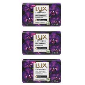 Lux Botanicals Orquídea Negra Sabonete Glicerina 85g - Kit com 03