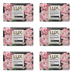 Lux Botanicals Rosas Francesas Sabonete Glicerina 85g - Kit com 06