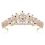 Luxo Crystal Crown nupcial Tiaras Diadem por Mulheres Cabelo Acessórios DA003-A