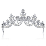 Luxo Crystal Crown nupcial Tiaras Diadem por Mulheres Cabelo Acessórios DA001-A