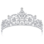 Luxo Crystal Crown nupcial Tiaras Diadem por Mulheres Cabelo Acessórios DA009-A