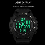 Luxury Men Analog Digital Military Army Sport LED Waterproof Wrist Watch