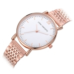 Luxury Women Men Stainless Steel Watch Analog Quartz Bracelet Wrist Watches New