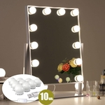 Luz de Espelho Usb Maquiagem Make Camarim Led Studio 3 Cores Ajustavel