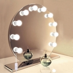 Luz Para Espelho De Maquiagem Usb Regulavel Make Led Studio 3 Cores Camarim