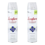 Lysoform Spray 360ml Aerosol Mata 99.9% Bactérias Kit 2 Unid