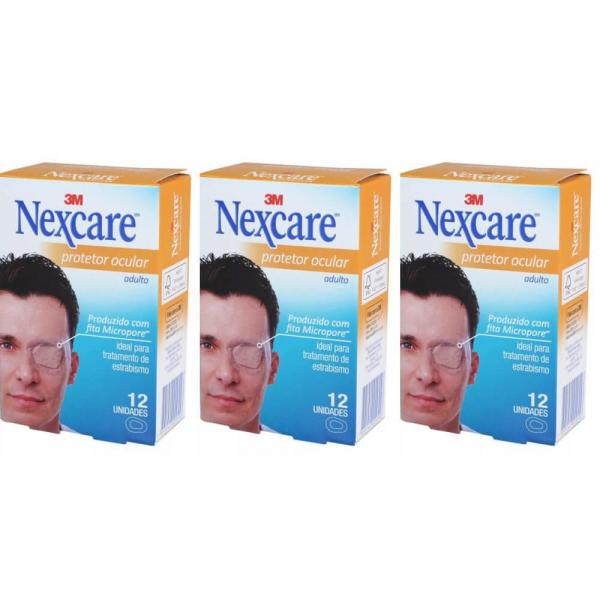 3m Nexcare Protetor Ocular Adulto C/12 (Kit C/03)