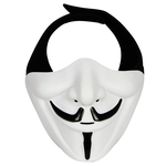 M¨¢scaras V de Vingan?a M¨¢scara M¨¢scaras Anonymous Guy Fawkes Cosplay Halloween