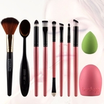 MAANGE Profissional 10 Pcs Maquiagem Pincel Conjunto De Ferramentas, Make-up Kit De Higiene Pessoal