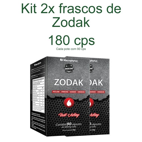 Mac-Cp Zodak - Kit com 2 - 180Cps - Dist Viva Melhor