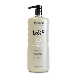 Mac Paul Lelif Reconstrução Capilar Shampoo Limpeza Profunda 1000ml