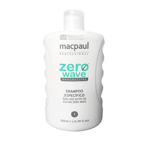 Mac Paul Zero Wave Progressiva Shampoo Específico 500ml