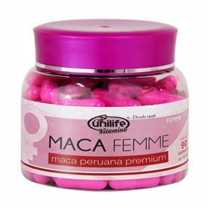 Maca Femme Premium 550mg - 90 Cápsulas - Unilife