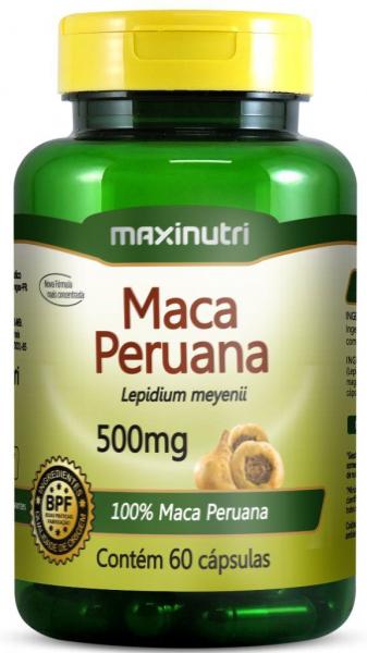Maca Peruana 500mg - 60 Caps - Maxinutri