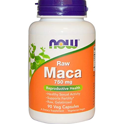 Maca Peruana Raw 750 Mg (6:1 Conc - 90 Vcaps) - Now Foods