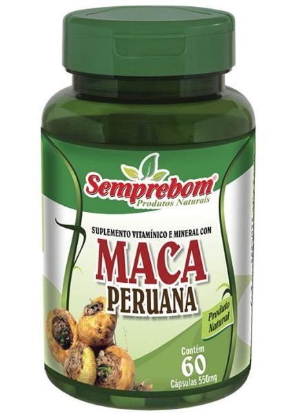 Maca Peruana - Semprebom - 60 Cap -500 Mg