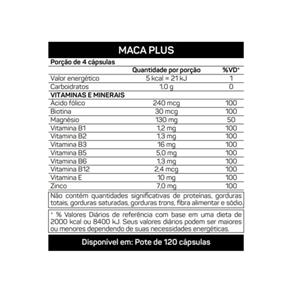 Maca Plus (120 Caps) - Max Titanium - 120 Cápsulas - Maca Peruana