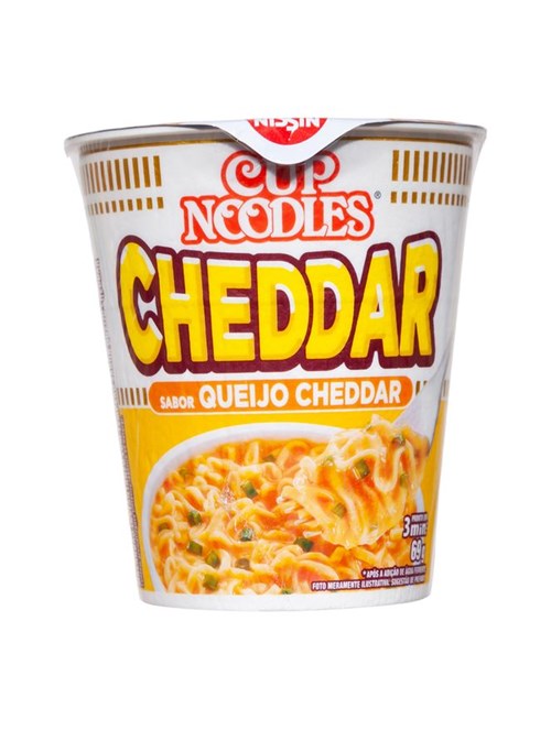 Macarrão Nissin Cup Noodles Cheddar 69g