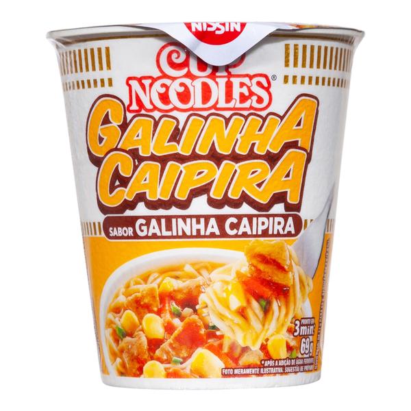 Macarrão Nissin Cup Noodles Galinha Caipira 69g