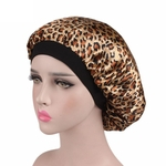 Macio cetim Bonnet cabelo para as mulheres meninas Silk Dormir Showering Salon Lavar a Cara Cap
