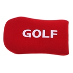 Macio E Confortável Golf Mallet Head Cover Ferro Protector Putter Cover Red